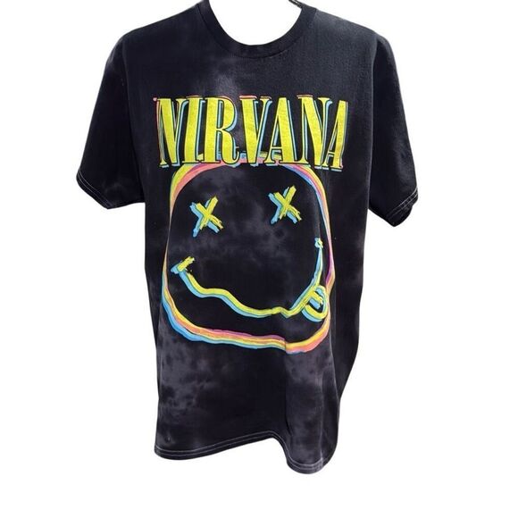 Nirvana tie-dyed t-shirt - Picture 1 of 5